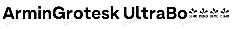 ArminGrotesk UltraBo字体转换